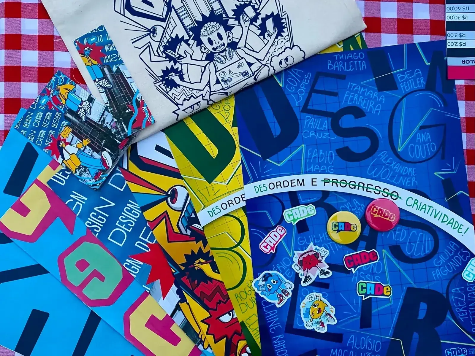 Produtos gráficos do CADe